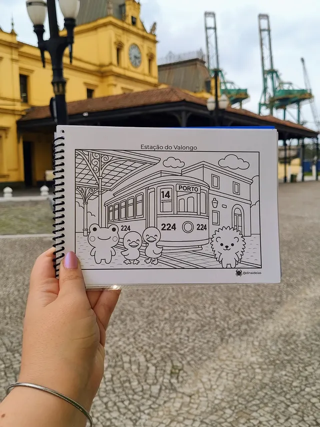 Bonde para colorir